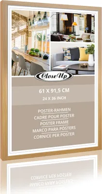 Zdjęcie produktu dla Ramka na plakat 61 x 91,5 cm dekor drewniany dekor jasny buk
