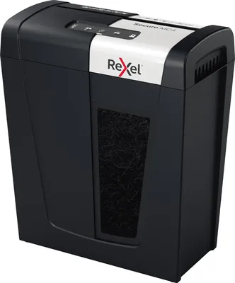 Produktbild von Rexel Secure MC4 Aktenvernichter Mikrogeschnittene Zerkleinerung 60 dB Schwarz, Silber