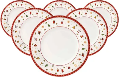 Produktbild von Villeroy & Boch Toy's Delight Speiseteller ø 26,8 cm Weiß 6er Set