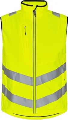 Produktbild von F. Engel Safety Softshellweste, Gelb, Gr. 3XL