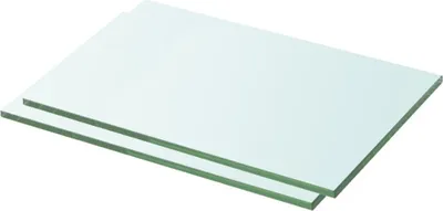 Produktbild von "im Angebot" Regalböden 2 Stk. Glas Transparent 30x15 cm - Wandregale CC2400