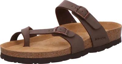 Produktbild von Rohde Damen Zehentrenner Pantolette Alba 5594, Größe:43 EU, Farbe:Braun