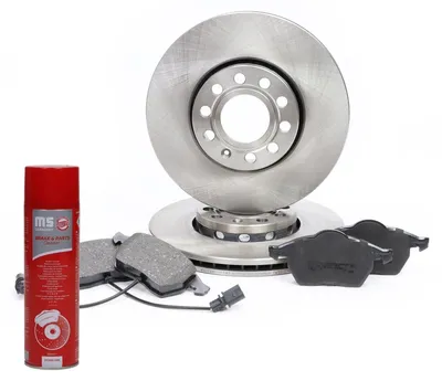 Obrázek produktu pro Sada brzd MASTER-SPORT – přední brzdové kotouče a brzdové destičky pro VW PASSAT Variant (3B6) 288 mm