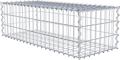 Produktbild von Gabione 100 cm x 30 cm x 40 cm (L x H x T), Maschenweite 5 cm x 10 cm, Spirale