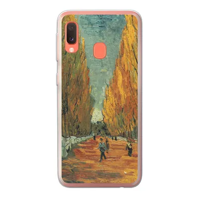 Produktbild von MuchoWow® Handyhülle Schutzhülle Hülle für Samsung Galaxy A20e Elysische Felder - Vincent van Gogh Silikon Softcase Handy Hülle - Abdeckung