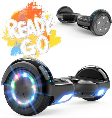 Produktbild von Hoverboards,Hoverboards Kinder,Self Balance Scooter 6,5 Zoll, Hoverboards mit schönen LED-Lichtern,Elektroroller mit Bluetooth-Lautsprecher, Geschenk für Kinder