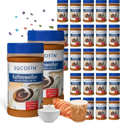 Produktbild von SUCOFIN Kaffeeweißer 24 x 400g Alternative zu Milch, löslich, cremig im Genuss.