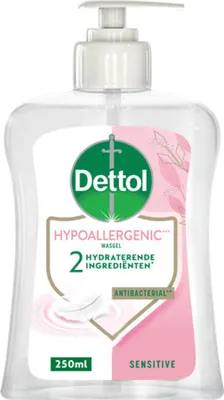 Produktbild von Dettol Handseife – Hypoallergen – Empfindliche Haut – 250 ml - 1 Stück