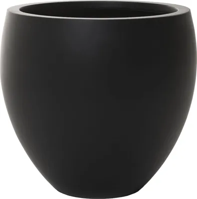 Immagine prodotto di Vaso da fiori PLUTO in fibra di vetro, antracite, 33x30 cm