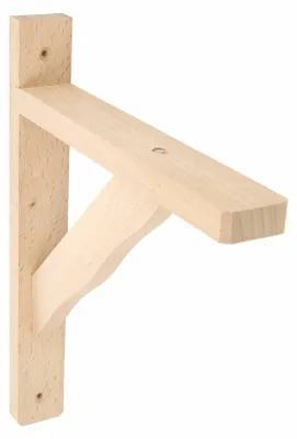 Produktbild von AMIG Regalbodentrager - Holz - hellbraun - 230 x 170 mm