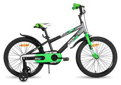 Image de Vélo pour enfants - Roues de 40 cm pour garçons et filles - Avec roues d'appoint - À deux roues - Cadre en métal - Vert
