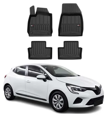 Obrázok produktu pre 2019-2025 Renault Clio podlahové rohože TPE čierne 4 ks
