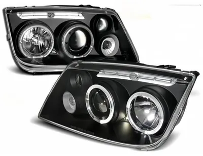 Immagine prodotto di Fari LED "Angel Eyes" compatibili con VW Bora 98-05, neri