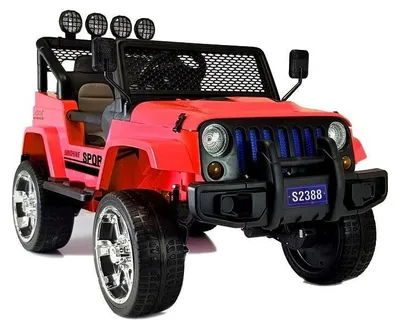 Produktbild von Elektrofahrzeug S2388 Jeep Rot 4x45W