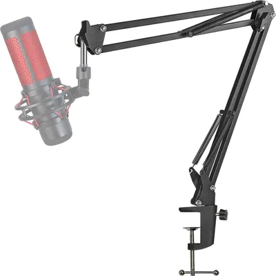 Produktbild von Professioneller Studiomikrofonständer, kompatibel mit HyperX QuadCast S-Mikrofon