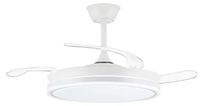Obrázok produktu pre Stropný ventilátor CristalRecord EVO RETRAC Priehľadný 72 W