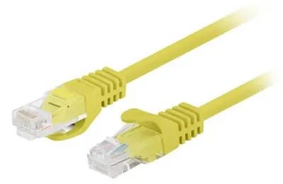 Immagine prodotto di Cavo di rete Lanberg PCU6-20CC-0300-Y Giallo 3 m Cat6 U/UTP (UTP)