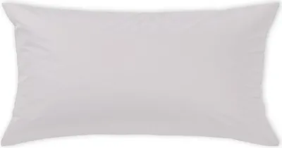 Produktbild von Curt Bauer Uni-Mako-Satin Kissenbezug einzeln Dessin 0000 Farbe silbergrau-3535 Größe 70x90cm