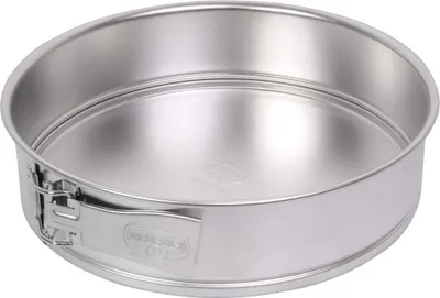 Produktbild von Dr. Oetker Springform  Ø26 cm Classic, Backform mit Flachboden, runde Kuchenform aus Weißblech, besonders für Gasöfen geeignet