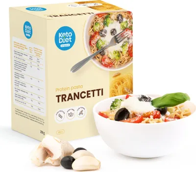 Produktbild von Trancetti Protein-Pasta (5 Portionen) mit hohem Protein- und Ballaststoffgehalt