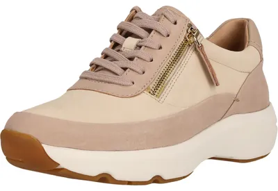 Produktbild von CLARKS Schuhe Tivoli im leichten Design mit praktischem Reißverschluss 1242 Sand Combi 39