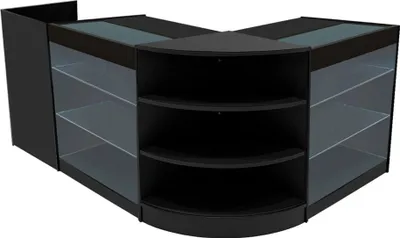 Immagine prodotto di Set di banchi espositivi LED Astro: LM60 + K900 (2 pezzi) + TB60 – Colore nero