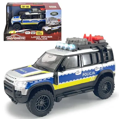 Obrázok produktu pre MAJORETTE Grand Land Rover Police 12,5 cm
