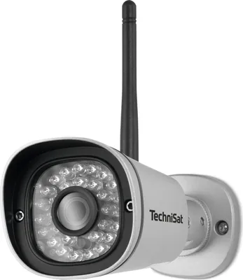 Produktbild von TechniSat Außenkamera 1 | Full HD Überwachungskamera, Nachtsicht  | silber