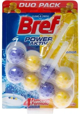 Produktbild von Bref Power Aktiv WC-Stecktabletten Lemon 2 x 50 g