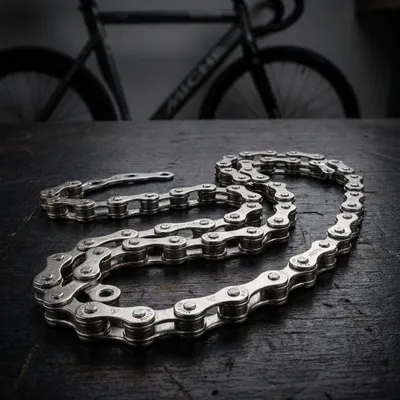 Produktbild von Miche Kette Pista 1/2 bis 1/8 Zoll 114 Gl silber - Fahrradkette
