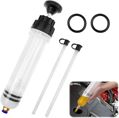 Produktbild von Öl-Extraktionspumpe 200 ml - Handpumpe mit Füllstandsanzeige - Verhindert Leckagen - Geeignet für Motoröl