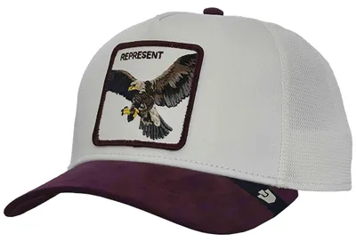 Produktbild von Goorin Bros. Suede Eagle Trucker Cap Dust / Desire