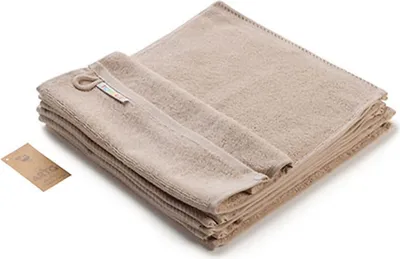 Produktbild von A&R 002.50 | Kleines Gästehandtuch / 30 x 30 cm - Farbe: Sand - Größe: 30 x 30 cm