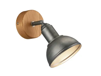 Immagine prodotto di Trio Leuchten - Lampada da parete in acciaio I argento I nichel opaco ruotabile e inclinabile - Arti I Soggiorno I Camera da letto - Acciaio rotondo - LED adatto E14