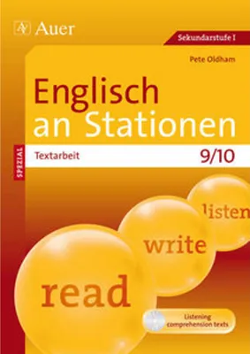 Obrázek produktu pro Englisch an Stationen Spezial Textarbeit 9/10