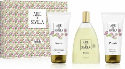 Produktbild von Instituto Español Aire De Sevilla Peonia Edt Spray 150ml Sets 3pzs