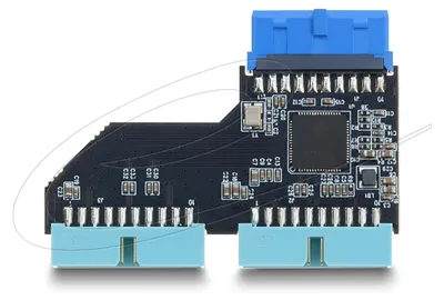 Obrázek produktu pro DeLOCK 67341, USB 5 Gbps 20 pin header, 2x USB 5 Gbps 20 pin header, Černá, Modrá