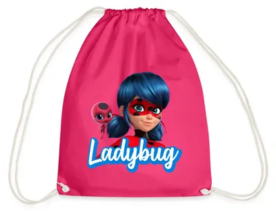 Produktbild von Spreadshirt Miraculous Ladybug Tikki Turnbeutel, One size, Fuchsia
