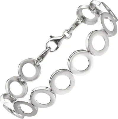 Produktbild von JOBO Armband 925 Sterling Silber matt 19 cm Silberarmband
