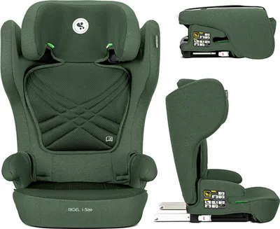 Produktbild von Lorelli RIGEL i-Size Kindersitz 100-150 cm faltbar ISOFIX Sitzerhöher mit Rückenlehne ECE R129/03