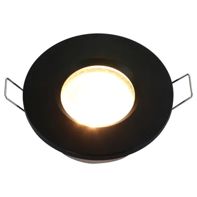 Produktbild von Steinhauer Einbaustrahler Pélite spot 1-flammig Schwarz Matt 8,5x8,5cm