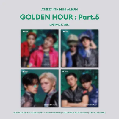Immagine prodotto di Ateez - Golden Hour: Part.5 (Edizione Digipak) (CD)