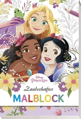 Produktbild von Disney Prinzessin: Zauberhafter Malblock