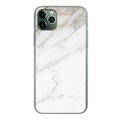 Produktbild von MuchoWow® Handyhülle Schutzhülle Hülle für iPhone 11 Pro Max Marmor - Stein - Weiß - Gold - Marmoroptik - Stein - Luxus Silikon Softcase Handy Hülle - Schutz