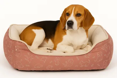 Produktbild von Hundebett Lilly Rosa 60 cm Plüsch Textilgewebe rutschfest Flamingo