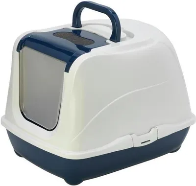 Produktbild von Moderna Katzentoilette Flip Cat Jumbo Dunkelblau
