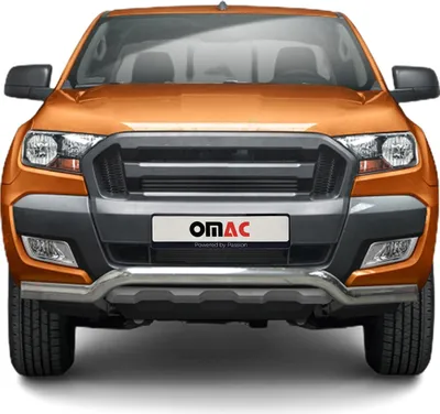 Obrázok produktu pre Ochranná lišta predného nárazníka pre Ford Ranger 2016-2025 s oceľovou lištou ABE strieborná