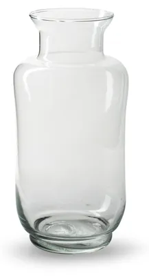 Produktbild von Jodeco Blumenvase Ella - klar transparent - Glas - 13 x 26 cm - Flaschenvase