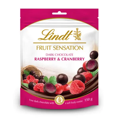 Obrázek produktu pro Lindt Sensation Fruit Maliny&Brusinky 150g