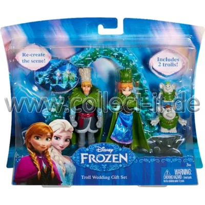 Obrázok produktu pre Mattel Disney Princess DFR79 - Mini bábiky a doplnky - Svadobná sada Ľadová kráľovná